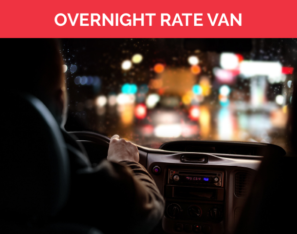 Van Rental Overnight Rate